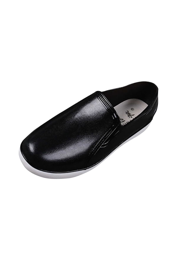 Womens Rain Shoes, Anti-Slip Waterproof Ankle Fashion Outdoor Garden Rubber Shoes Black US7.5