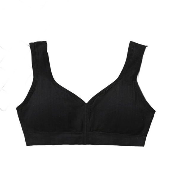 Viluyesy Womens Seamless Sports Bras, Medium Support Stretch Comfortable Fitness Yoga Wireless Bras Black S-2XL