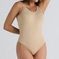 thumbnail image 1 of Viluyesy Womens Shapewear Bodysuit, Tummy Control Slim Fit Seamless Round Neck Comfort Butt Lifter Yoga Jumpsuit Khaki M, 1 of 4