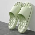 thumbnail image 1 of Viluyesy Womens Slide Slippers, Soft Thick Sole Lightweight Comfort Anti-Slip Home Shower Bathroom Cloud Slide Sandals Green, 1 of 6