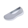 thumbnail image 1 of Viluyesy Womens Slip On Comfort Shoes, Lightweight Breathable Soft Sole Casual Fashion Walking Sneakers Gray, 1 of 7