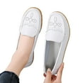 thumbnail image 1 of Viluyesy Womens Wedge Loafers, Arch Support Non-Slip Soft Sole Shallow Comfort Breathable Shoes White, 1 of 5