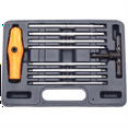 thumbnail image 1 of Vim BHI100 10 PIece Extra Long SAE Ball Hex Ratcheting T-Handle Set, 1 of 2