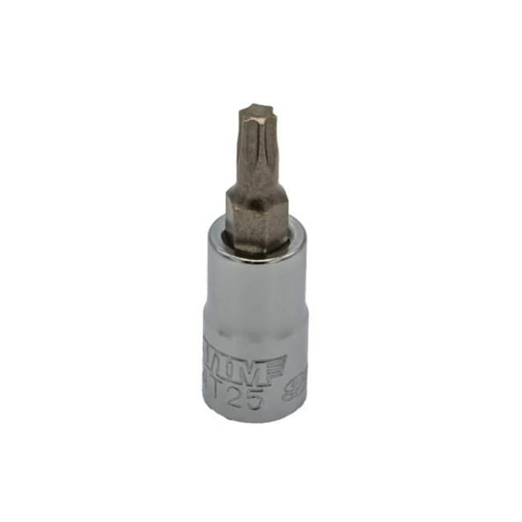 Vim Tools VIPFS4T25 0.25 in. Square Drive Bit Holder T25 Torx Bit Socket, Gun Metal Gray