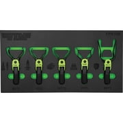 VIM Tools HBRF4 Slim Handle Locking Flex Head Ratchet, Adjustable Head Positions, Compact Tight Access Design, Updated Mechanism, Fine Tooth Action for Shop Use