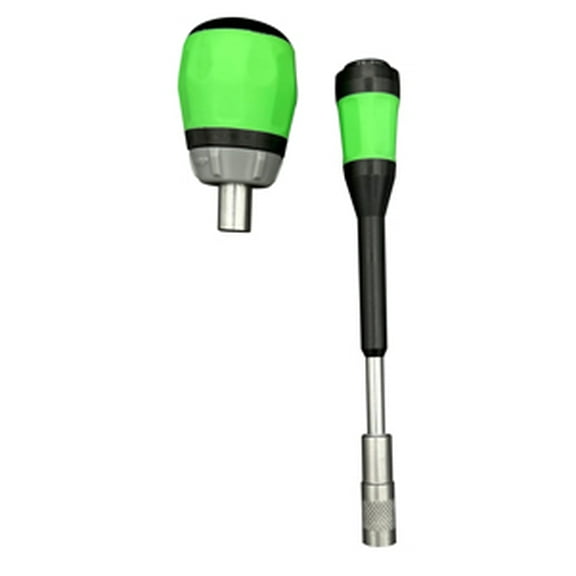 VIM TOOLS 1/4 Inch Hex Drive Stubby Reversible Ratcheting Screwdriver and Bit Holder Blade Kit