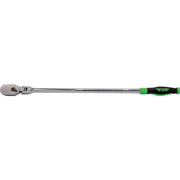 Vim Tools MVFRCG8USA 24 in. 0.5 in. Drive Comfort Grip Comfort Grip Flex Head Ratchet