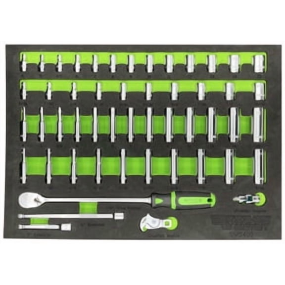 Vim Tools VMSMS400 51 Piece 1/4" Drive Socket Master Set