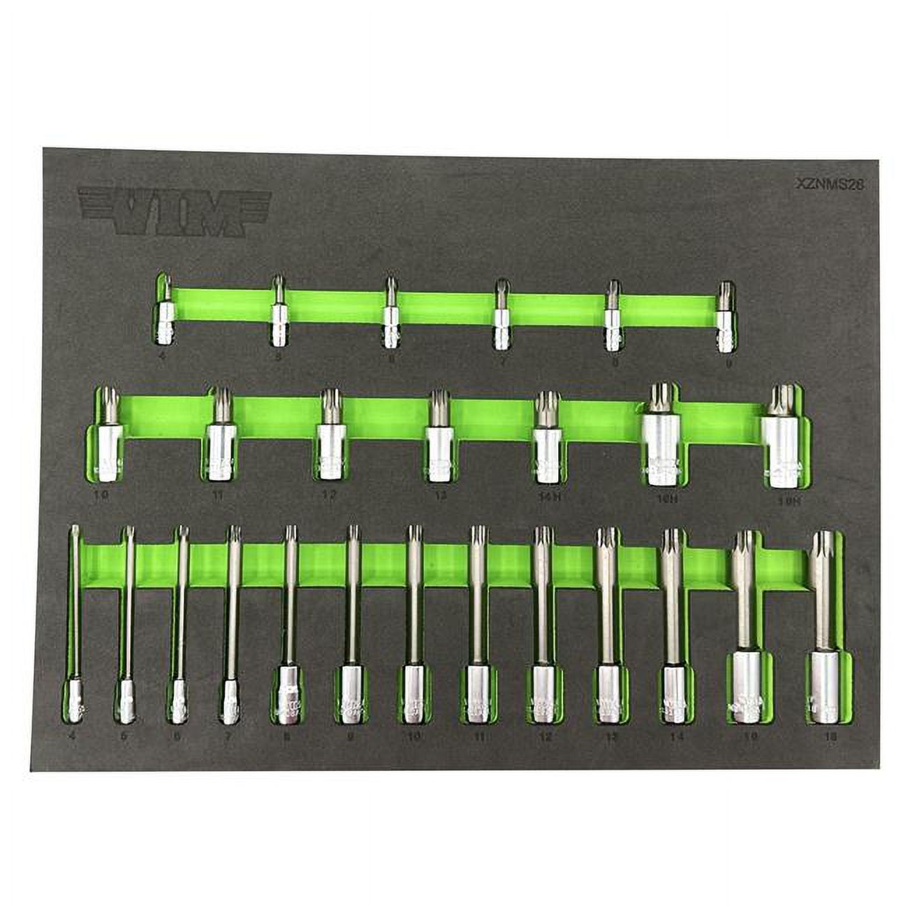 Vim Tools XZNMS26 26 Piece Master Xzn Triple Square Socket Set