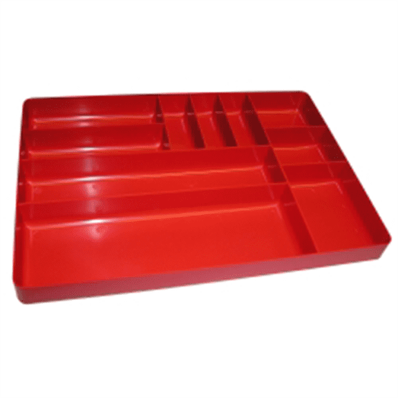 Vim V510 10-Compartment Plastic Tray Organizer, 11" x 16"