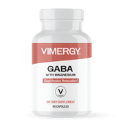 VIMERGY GABA with Magnesium, 60 Servings   Supports Stress Response & Brain Health