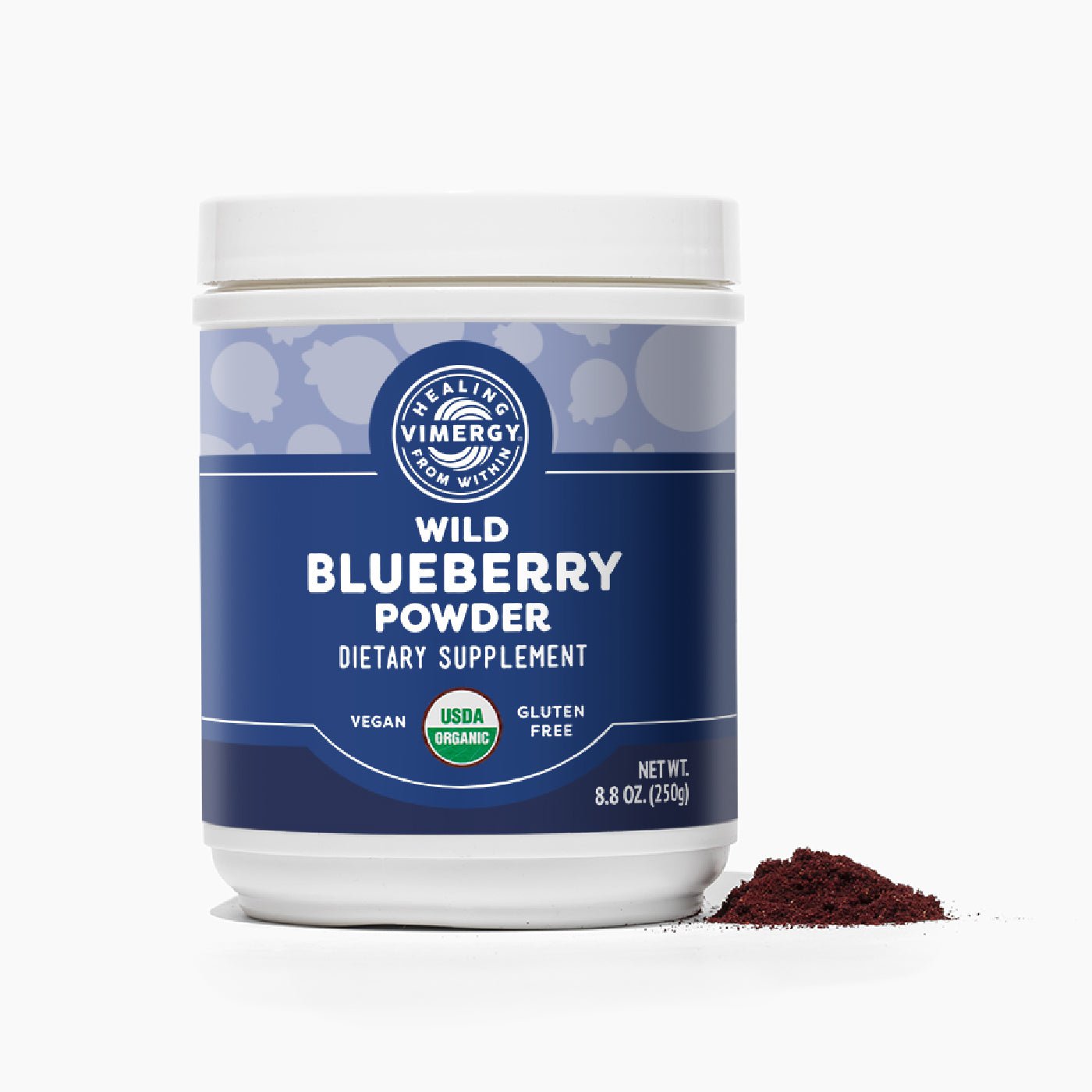 Vimergy USDA Organic Wild Blueberry Supplement Powder, 62 Servings