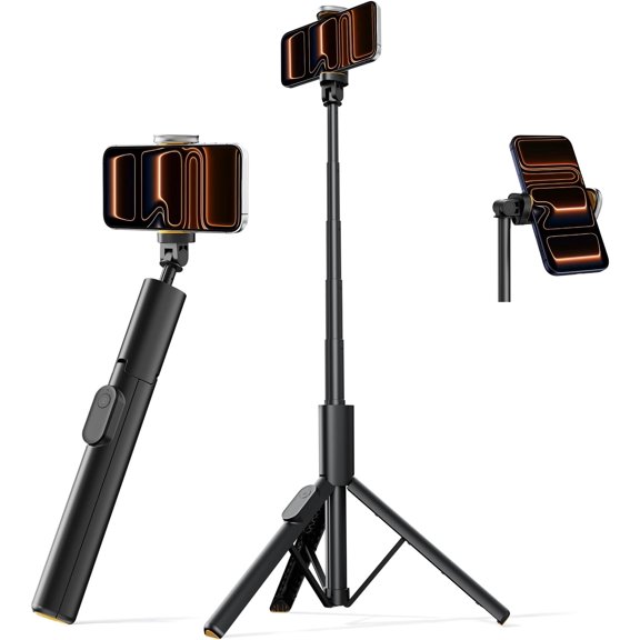 Vimose 59" Selfie Stick Tripod with Remote, All-in-One Phone Tripod Stand