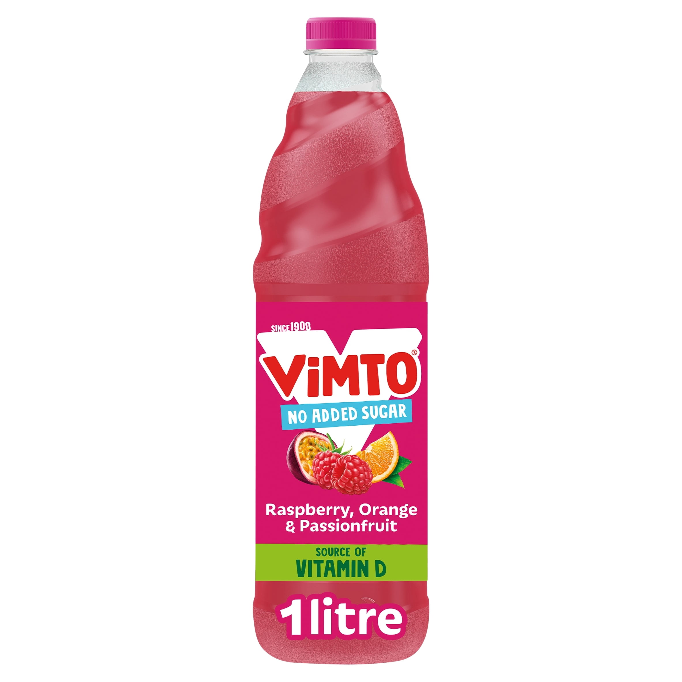 Vimto Remix Orange Raspberry Pasn/ Fruit Squash 1L, Imported from Britain