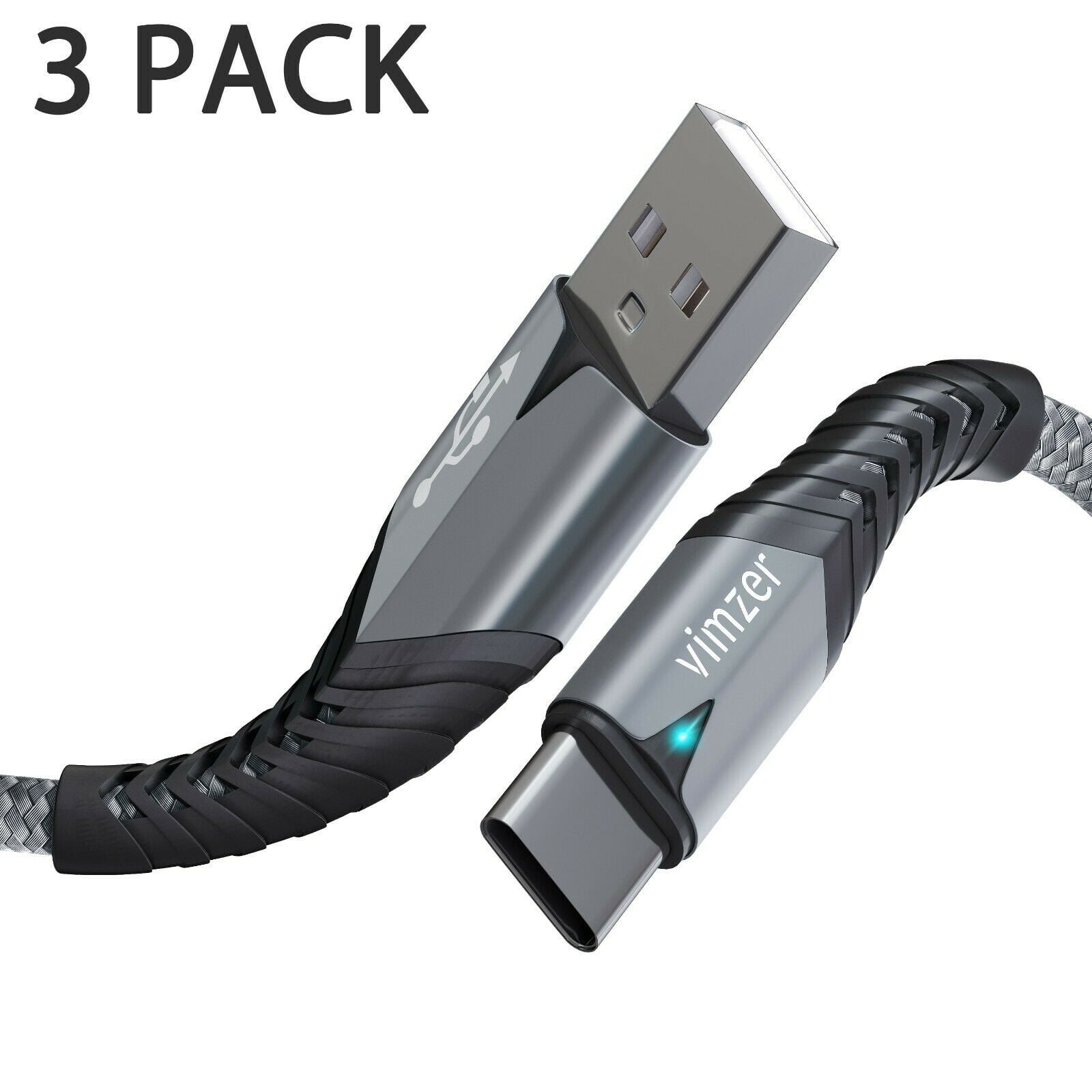 Motorola Charger Type C USB-C Fast Charger Cable For Motorola Moto G, Edge, Z Series – Nylon Braided Motorola USB-C Fast Charger Cable - Foto 8