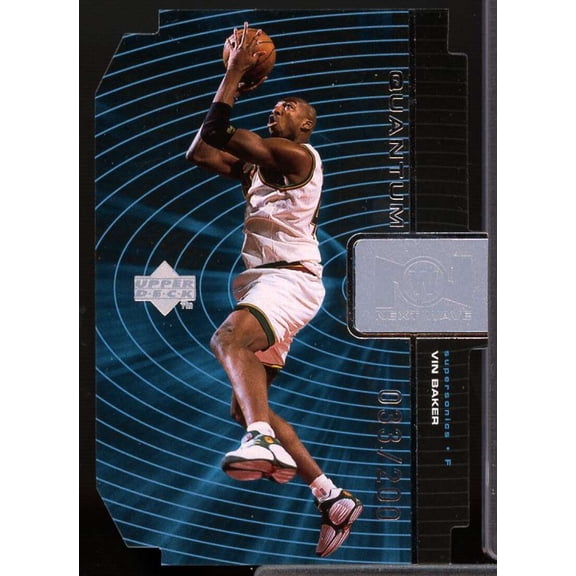 Vin Baker Card 1998-99 Upper Deck Next Wave Silver #NW30