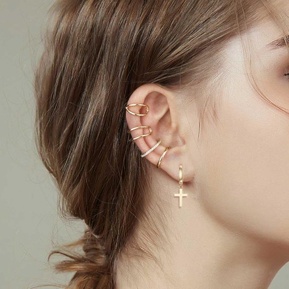 Vin E Rhinestone Statement Clip On Earrings Retro Crystal Op Dangle Earrings Cluster Non Pierced Earrings For Women[o4739]