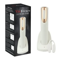 Vin Fresco Electric Wine Opener with Foil Cutter - Rechargeable and Cordless