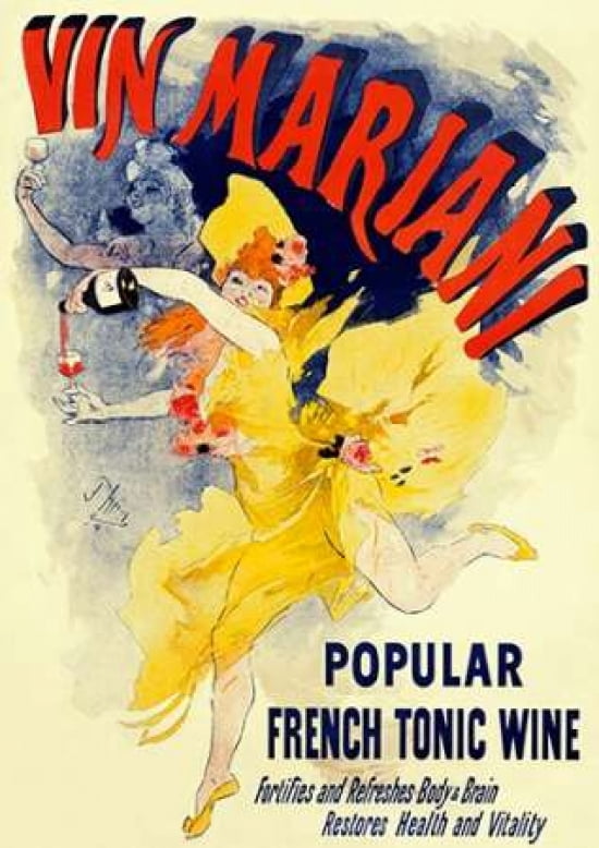 Vin MarianiPopular French Tonic Wine Canvas Art - Jules Cheret (20 x 28)