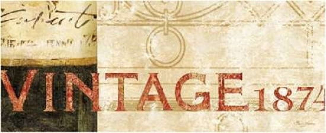 Vin Sign I Canvas Art - Pamela Gladding (10 x 20)