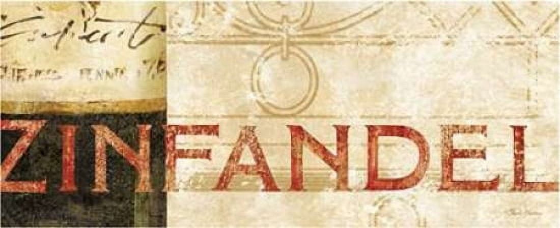 Vin Sign III Canvas Art - Pamela Gladding (24 x 48)