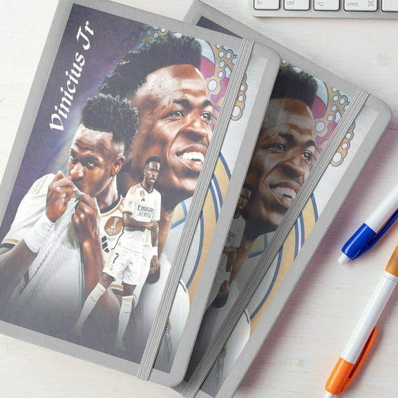 Vincius Jnior Custom Printed Notebook.