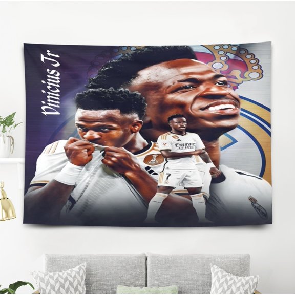 Vincius Jnior Flushing Tapestry - Horizontal60"x40"