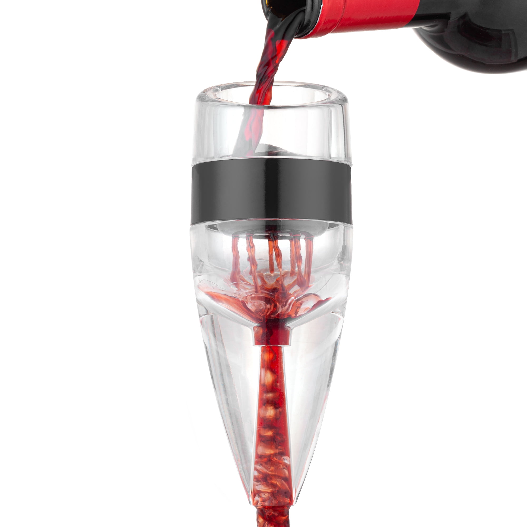 VinFlow5 Wine Aerator Pourer Spout, Rapid Aerating Top for the Perfect Pour