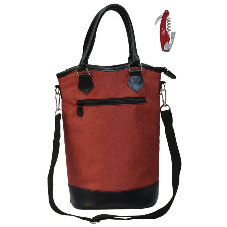 2-Bottle Wine Cooler Bag: Chic & Practical – PICNIC TIME FAMILY OF BRANDS