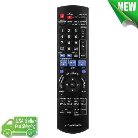 Vinabty N2QAKB000069 Remote Control Fit For Panasonic AV Receiver SA-BX500PP SA-BX500EE