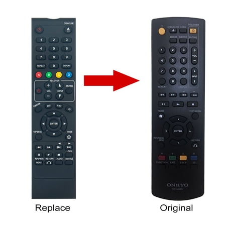 Vinabty RC-826DV Replaced Remote Control Fit For Onkyo AV DV Receiver Player BD-SP309