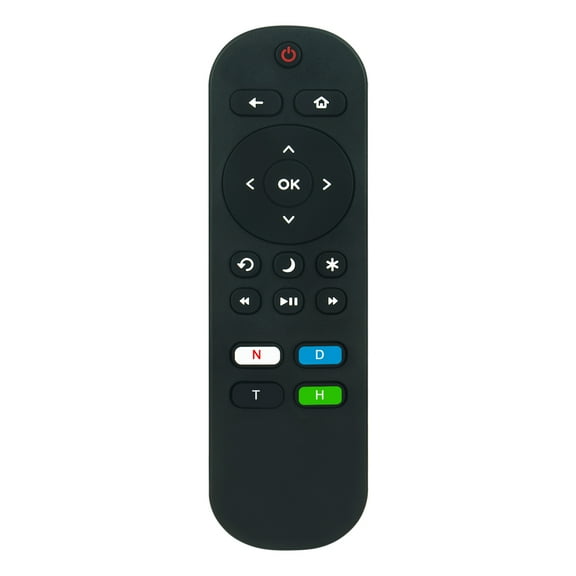 Vinabty Replacement Remote Control fit for Element Roku TV E4FAA43R-C E2AA32R-C E4AA43R-T E4AA50R-C E1AA32R-G E4AA50R-T E1AA32R-T E2AA40R-T E4AA43R-G E2AA40R-G E4SW5017RKU