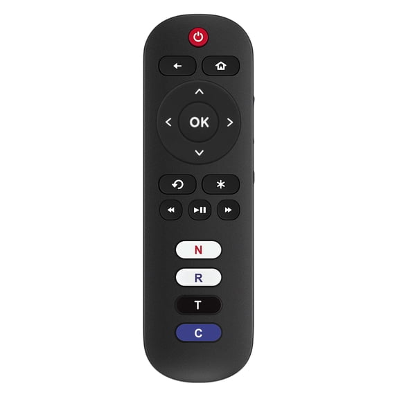 Vinabty Replacement Remote Control fit for TCL Roku TV 65LF5700 49S305 32S4610R 40FS4610R 49S325 32S3850B 32S3700 28S305 43S525 55R615 65S405 43S405 32S3850P 40S3800 55S423 75S455 55S401 50S455