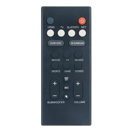 Vinabty VCQ9140 Replaced Remote Control Fit for Yamaha Sound Bar YAS-209 YAS-209BL YAS-109BL YAS-109 ATS-1090 ATS-2090