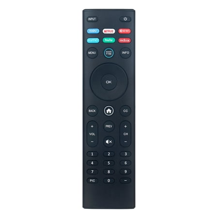 Vinabty XRT140RL12001 Replaced Remote Control Fit for Vizio TV with APPS :VUDU NETFLIX NEWS XUMO HULU REDBOX WATCHFREE