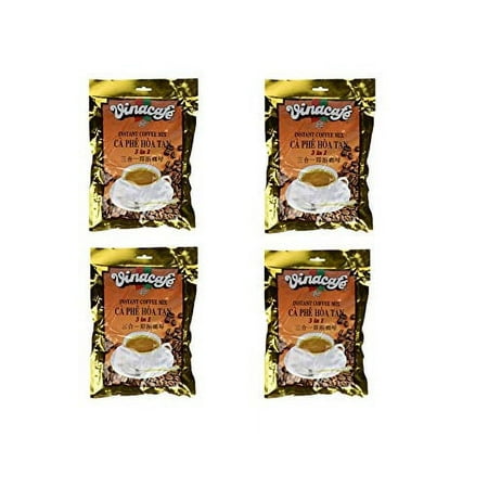 Vinacafe 3 in 1 Instant Coffee Mix, 20 Sachets (4 Packs)