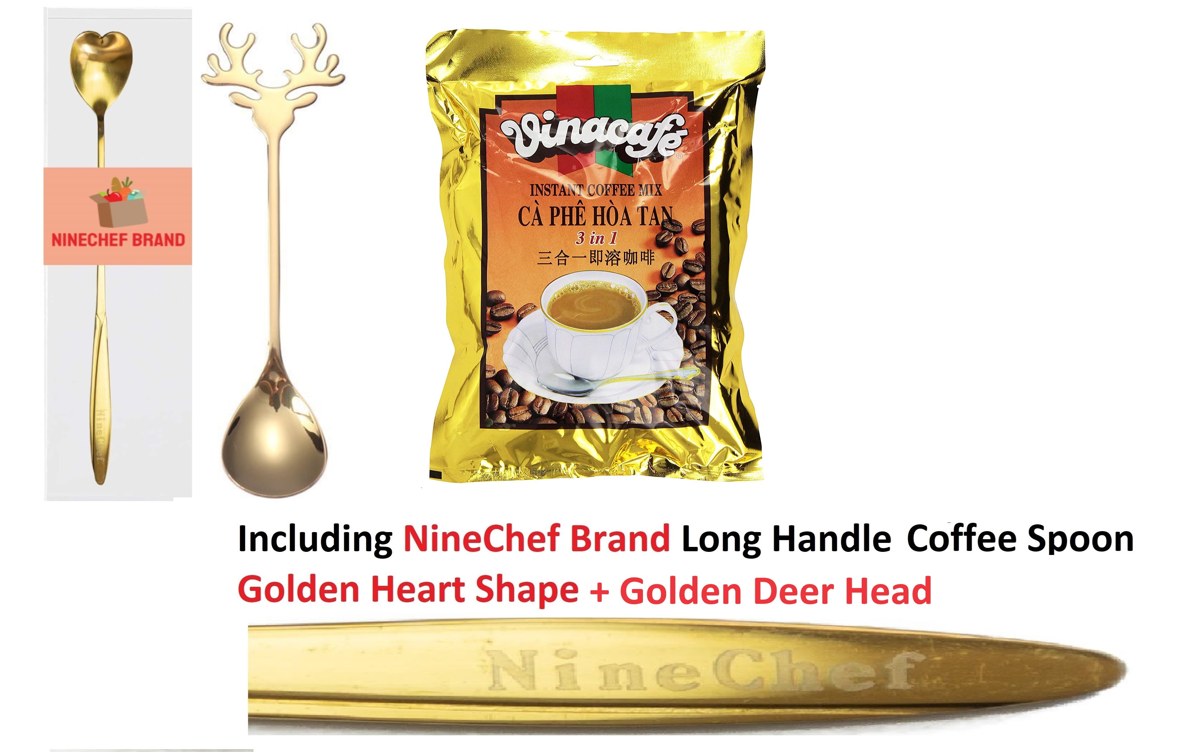 Vinacafe 3 in 1 Instant Coffee Mix, 60 Sachets (3 x 20 pack sachets)