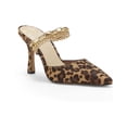 thumbnail image 1 of Vince Camuto ASHNA 3 Caramel Leopard Chain Pump Slip-On Pointed Toe Mule (6, CARAMEL), 1 of 6