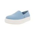 thumbnail image 1 of Vince Camuto Abbinna Leather Slip On Platform Sneakers Blue Size 9, 1 of 3