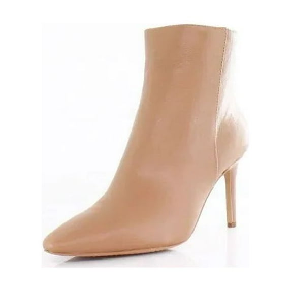 Vince Camuto Allost Natural Tan Pointy Almond Toe Stiletto Heeled Ankle Bootie (NATURAL TAN, 8.5)