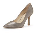 thumbnail image 1 of Vince Camuto Avaden Dark Taupe/Silver Slip On Pointed Toe Stiletto Dress Pump (Dark Taupe/Silver, 9), 1 of 6