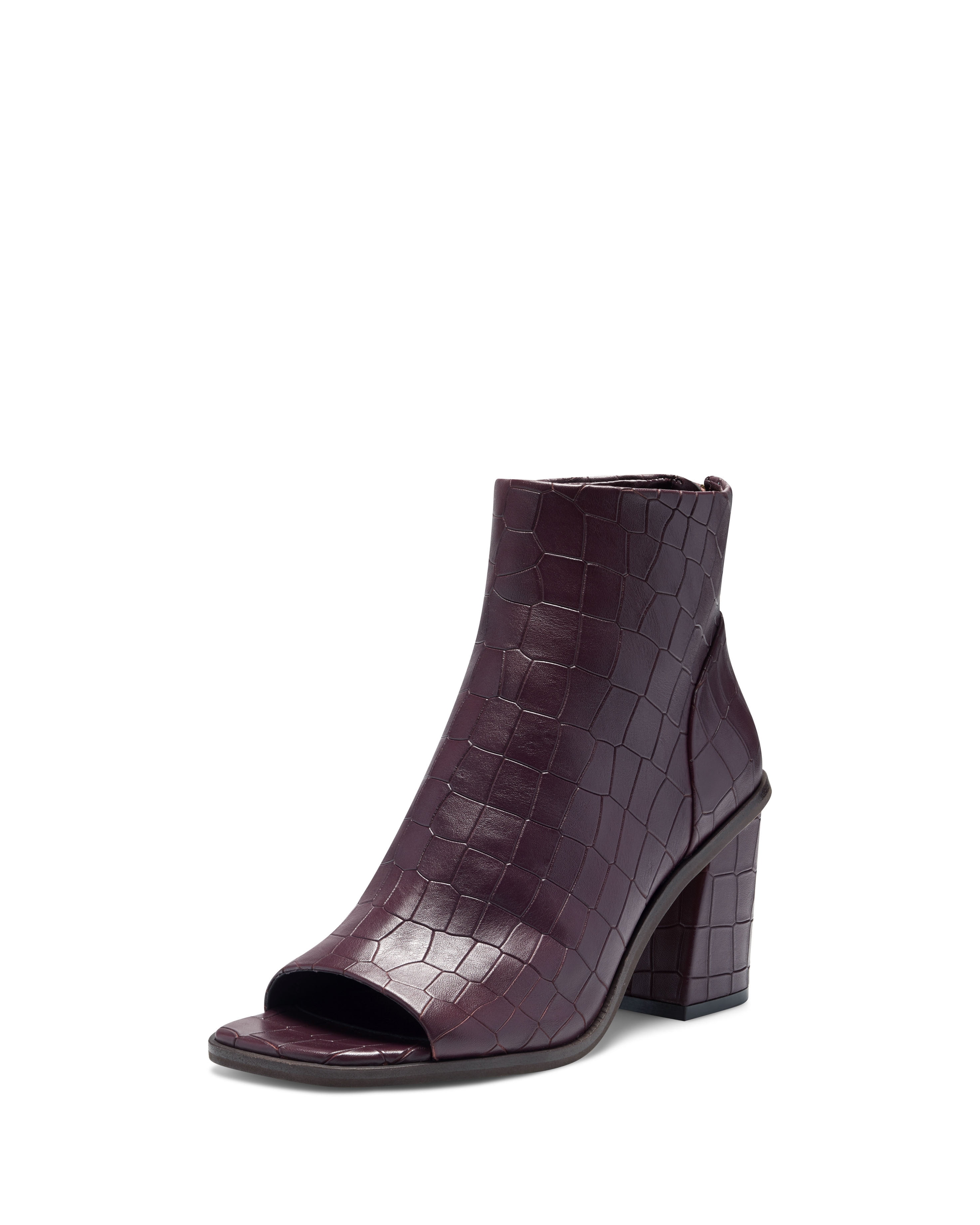 Vince camuto open deals toe ankle boots