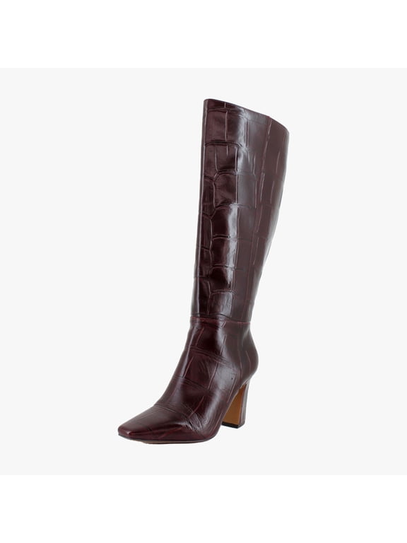 Bennidy Extra Wide Calf Women's Boots Plum Size 10 M