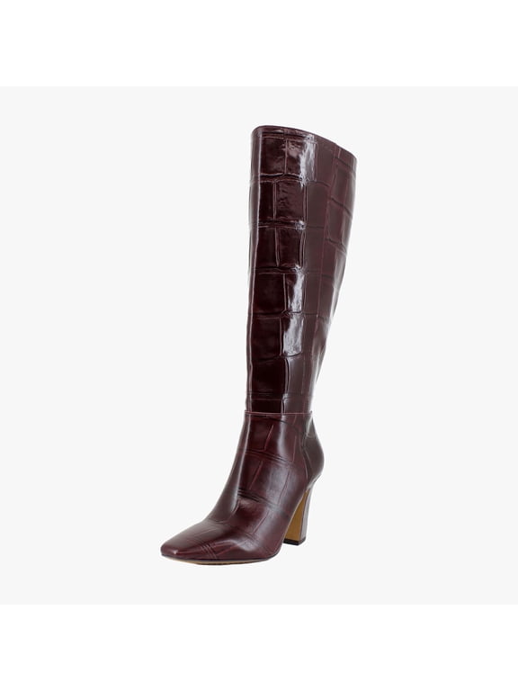 Bennidy Wide Calf Women's Boots Plum Size 8.5 M