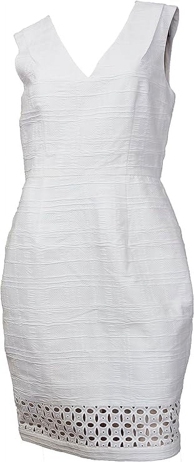 Vince Camuto Boucl Fit & Lace Detail White, 6 - Walmart.com