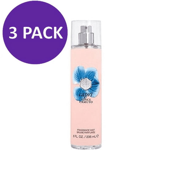Vince Camuto Capri Body Mist For Women, 8 oz (PACK 3)