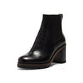 thumbnail image 1 of Vince Camuto Denniel Black Pull On Rounded Close Toe Block Heeled Ankle Boots (Black, 6), 1 of 5