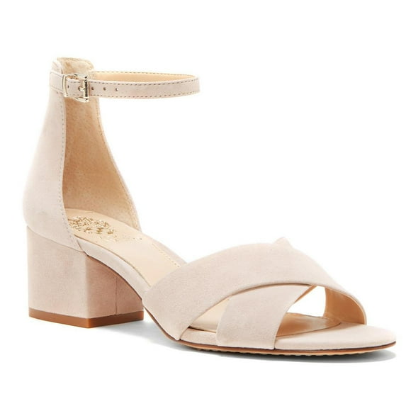 Vince Camuto Florrie Women Open Toe Suede Nude Sandals