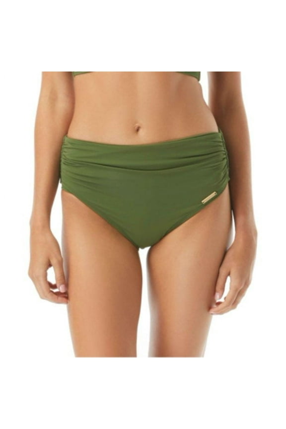 GREEN Surf Shades Convertible High-Waist Swim Bottom, US Small