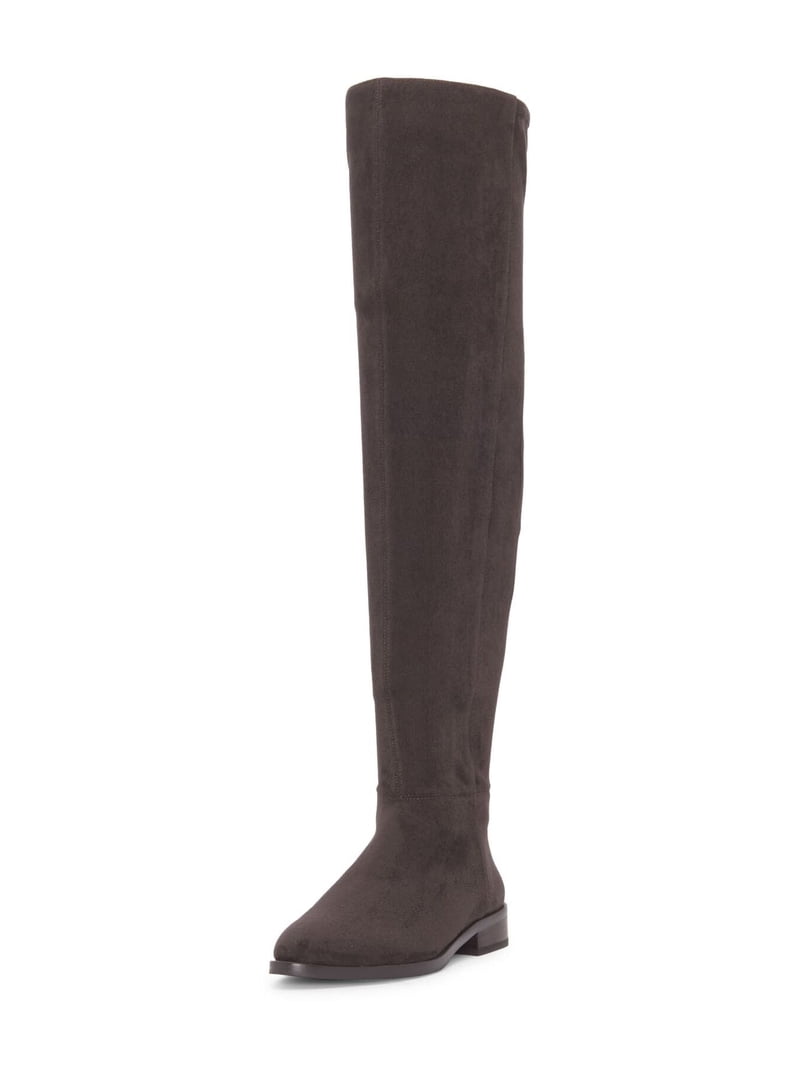 New VINCE CAMUTO OVER THE KNEE BOOTS For Women Sz 5.5 M in  Vince Camuto Over the Knee Dark grey suede booties main image 1